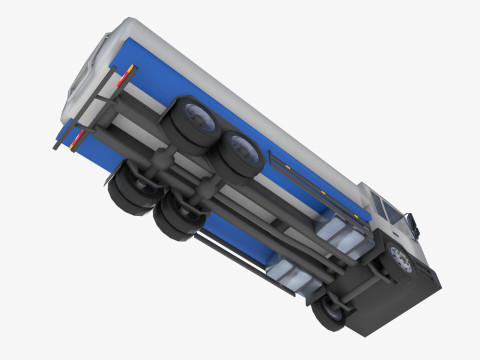Cistern truck 3D 모델