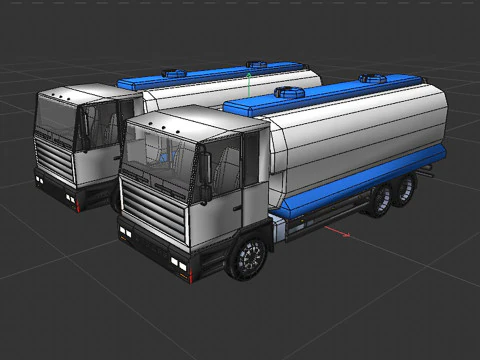 Cistern truck 3D Model