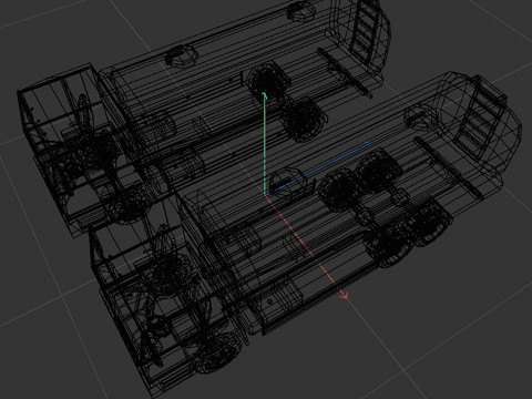 Cistern truck 3D 모델