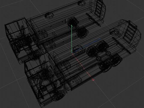 Cistern truck 3D Model