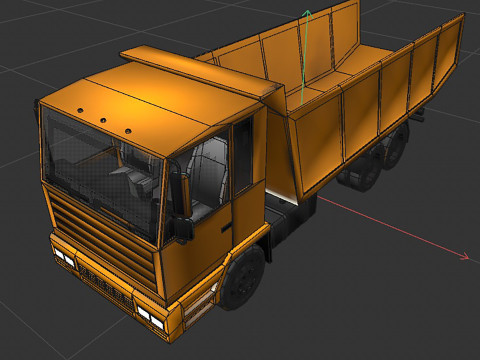 Dump truck 3D Model