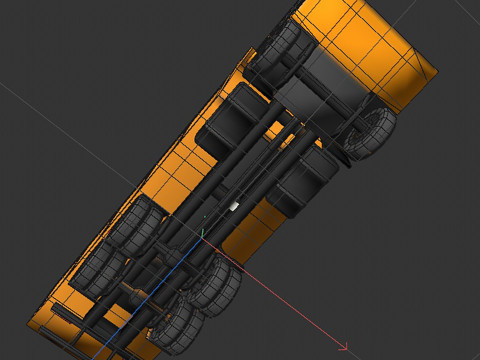 Dump truck 3D Model