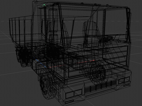 Dump truck 3D Model