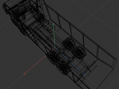 Dump truck 3D Model
