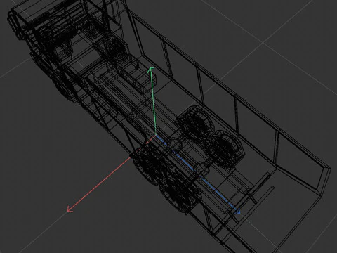 Dump truck 3D Model