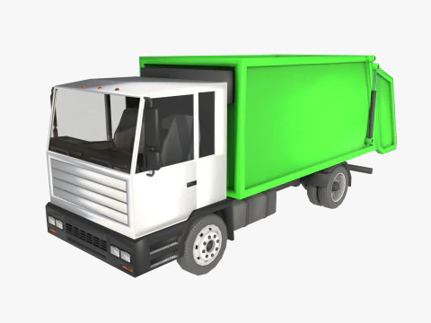 Garbage truck 3D Model