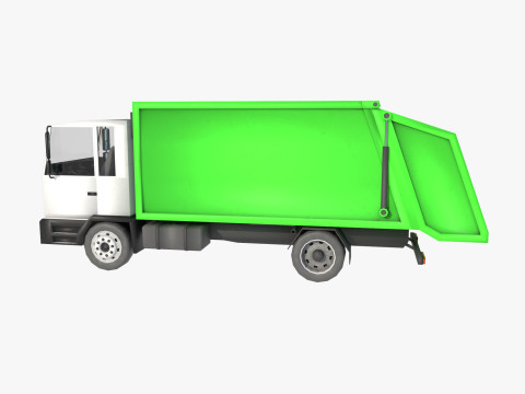 Garbage truck 3Dモデル