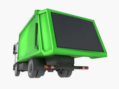 Garbage truck 3Dモデル