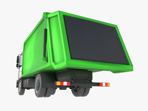 Garbage truck 3Dモデル