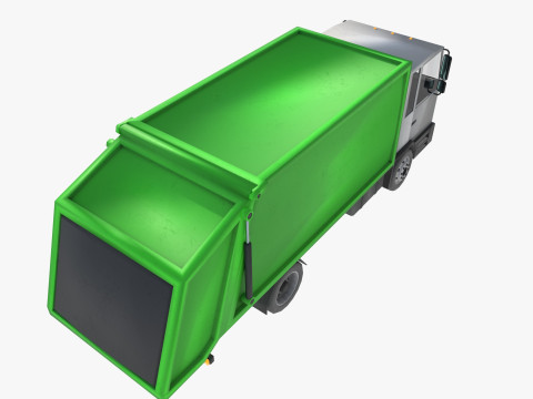 Garbage truck 3Dモデル