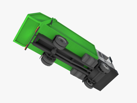 Garbage truck 3Dモデル