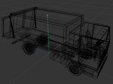 Garbage truck 3D Model