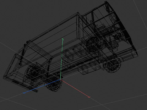 Garbage truck 3D Model