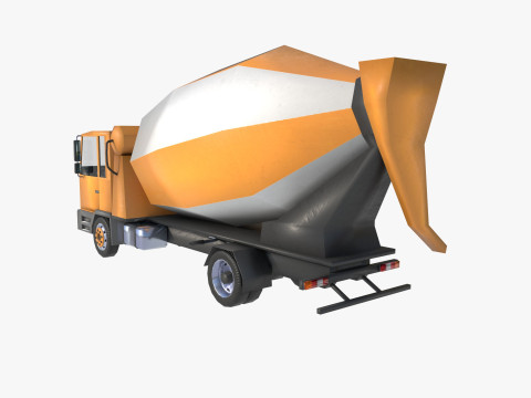 Mixer truck 3Dモデル