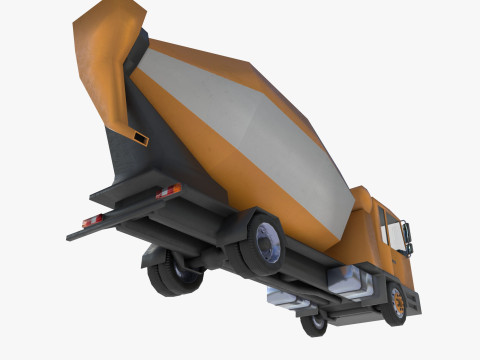 Mixer truck 3Dモデル