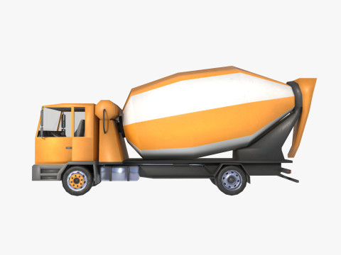 Mixer truck 3Dモデル