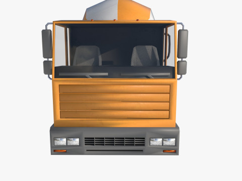 Mixer truck 3Dモデル