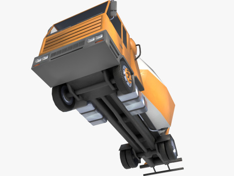 Mixer truck 3Dモデル