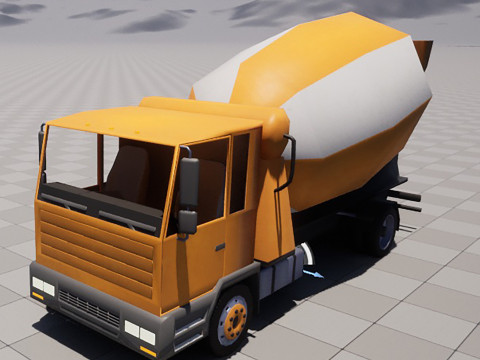 Mixer truck 3Dモデル