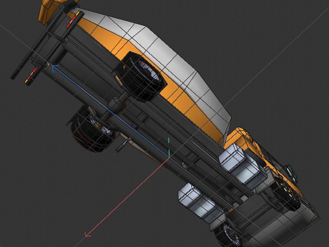 Mixer truck 3Dモデル