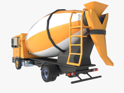 Mixer truck Modelo 3D