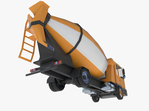 Mixer truck 3D Model