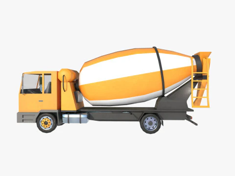 Mixer truck 3D Model