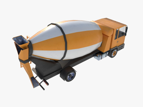 Mixer truck Modelo 3D