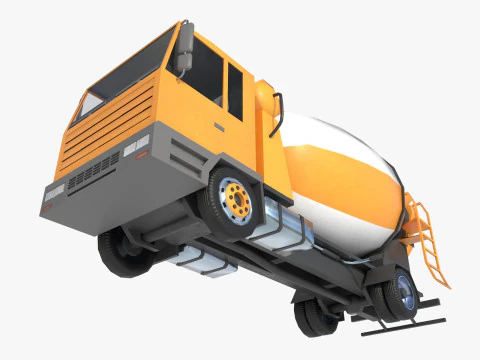 Mixer truck 3D Model