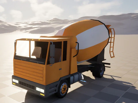 Mixer truck 3D Model