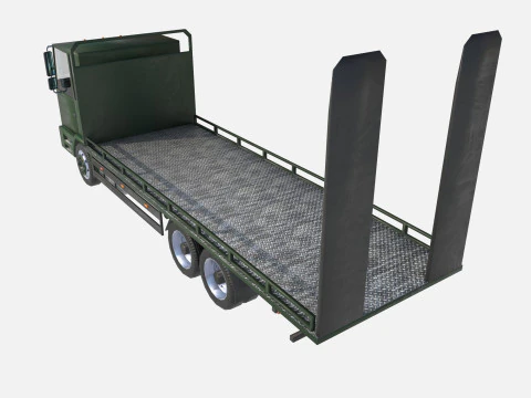 Platform truck 3D Model