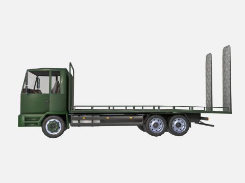 Platform truck 3Dモデル