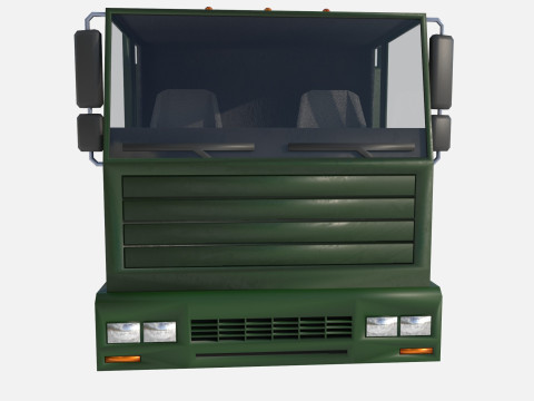 Platform truck 3Dモデル