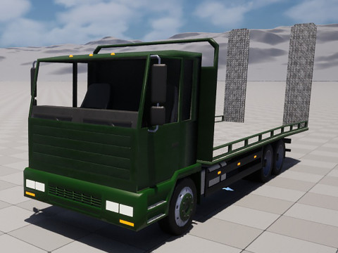 Platform truck 3Dモデル
