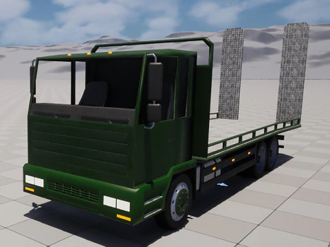 Platform truck 3D Model