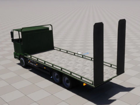 Platform truck 3D Model