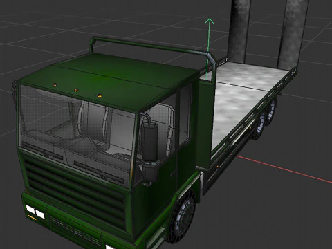 Platform truck 3D Model