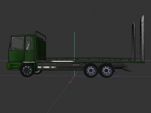 Platform truck 3Dモデル