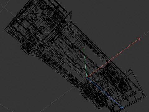 Platform truck 3D Model