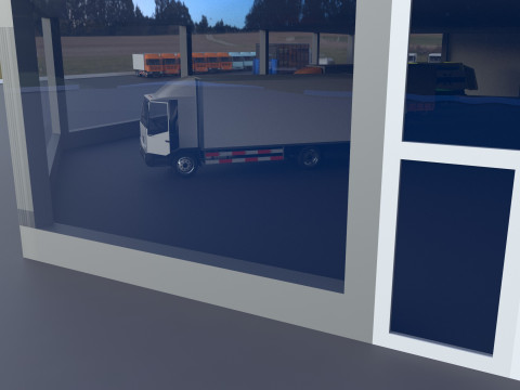 Truck showroom 3D Model