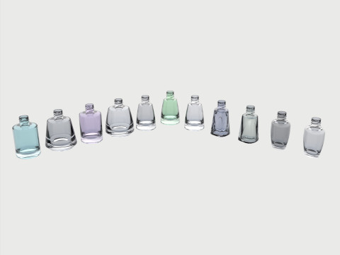 Nail polish set Modelo 3D