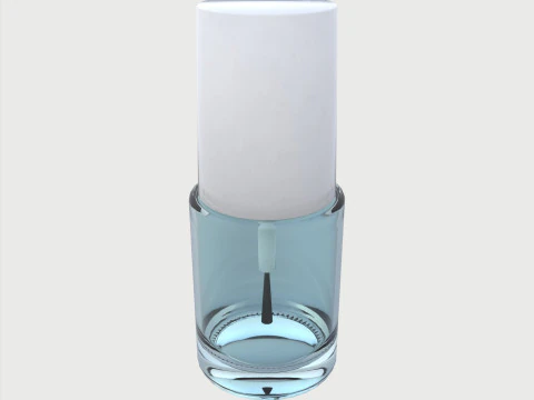 Nail polish set 3D Model