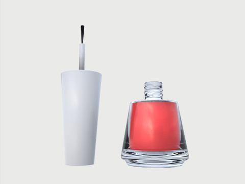Nail polish set Modelo 3D
