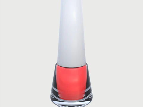 Nail polish set 3D Model