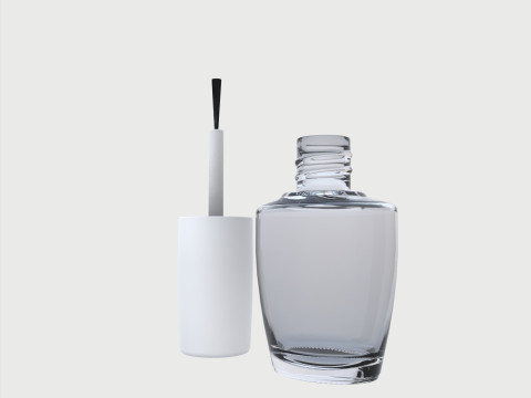 Nail polish set Modelo 3D