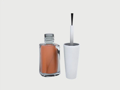 Nail polish set 3D Model
