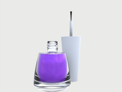 Nail polish set Modelo 3D
