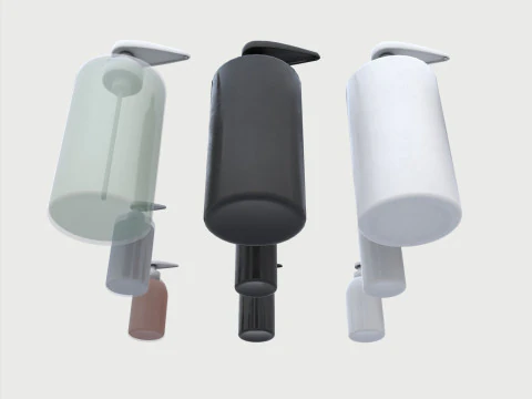 Soap bottle mockup 3D Model