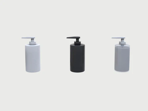 Soap bottle mockup 3D Model