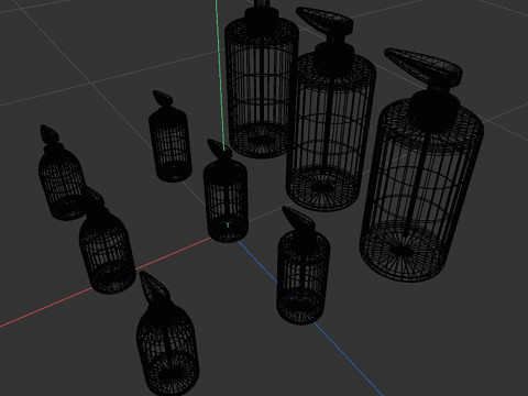 Soap bottle mockup 3D Модель